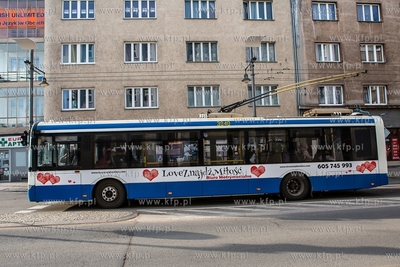 Gdynia, ul. Świętojańska. Trolejbus. 08.02.2019...