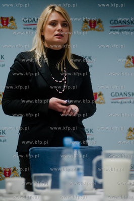 Gdansk. Urzad Miasta. Sniadanie prasowe zorganizowane...