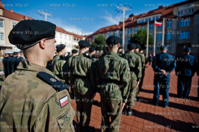 Gdynia. Oksywie. Akademia Marynarki Wojennej. Uroczystosc...