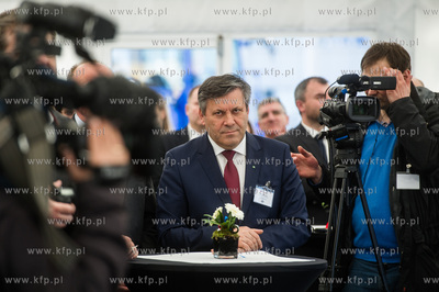 Gdansk. Terminal kontenerowy DCT. Uroczystosc inauguracji...