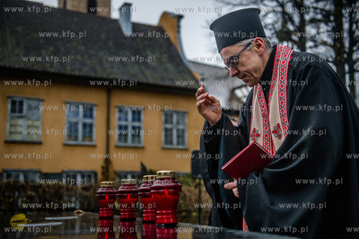 Gdańsk. Cmentarz Nieistniejących Cmentarzy. Modlitwa...