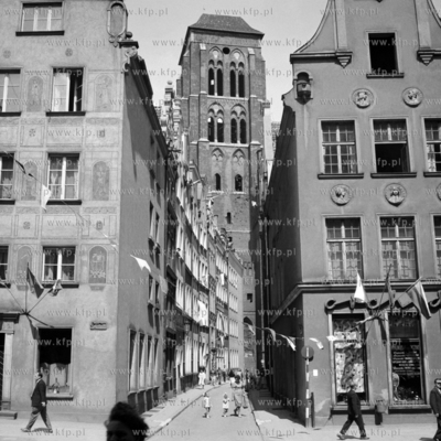 Ulica Kaletnicza w Gdańsku.
1971
Fot. Zbigniew Kosycarz...