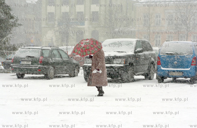 Obfite opady sniegu w Slupsku.
03.01.2009
Fot. Arturo...