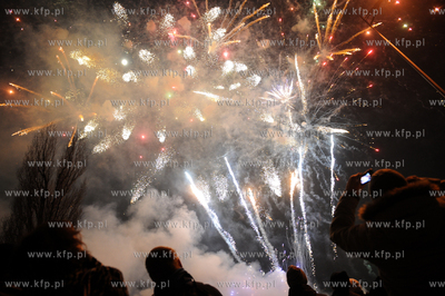 Gdynia. Skwer Kosciuszki. Mieszkancy Gdyni swietuja...