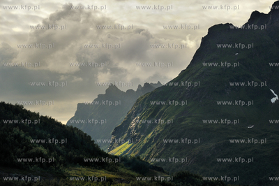 Norwegia , Lofoty, Omya, polnocna czesc kraju. NZ....