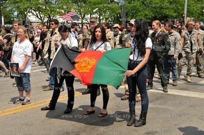 Chicago. Manifestacja przedstawicieli ruchu Okupuj...