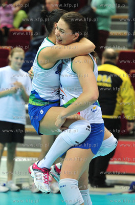 Ergo Arena. Liga Mistrzyn. Mecz Atom Trefl vs. Asystel...