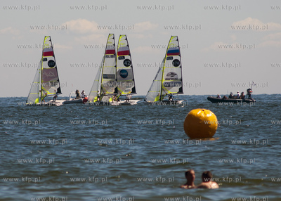 Regaty LOTTO 49er Grand Prix Gdynia 2014. 19.07.2014...