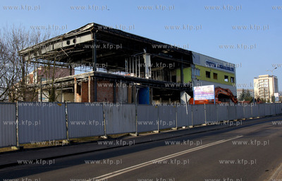 Suchanino. Rozbiorka pawilonu Faworyt przy ul. Noskowskiego....