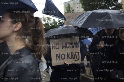 Gdańsk, Plac Solidarności. Czarny Protest, czyli...