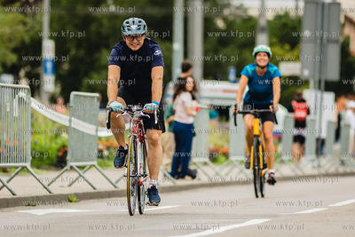 Enea IRONMAN Gdynia 2023. Na zdjęciu wiceprezydent...