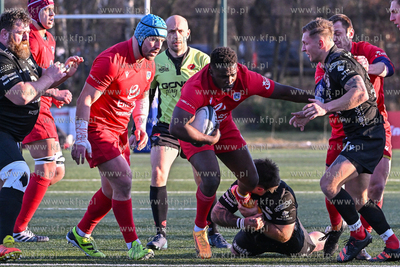 Sopot. Stadion Ogniwa Sopot. Ekstraliga rugby. Ogniwo...