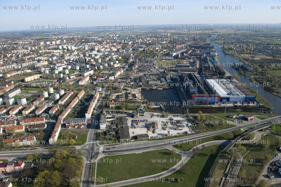 Elblag z lotu ptaka. 19.04.2009 fot. Kacper Kowalski...
