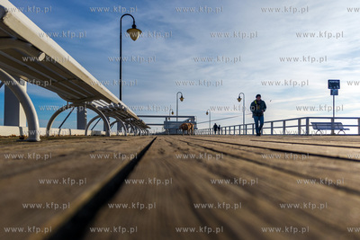Molo w Gdyni Orłowie. 
17.01.2025
fot. Daniel Słoboda...