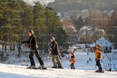 Stok narciarski i saneczkowy na Lysej Gorze w Sopocie....