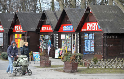 Sopot Kamienny Potok. Okolice bazaru przy ul. Wejherowskiej....