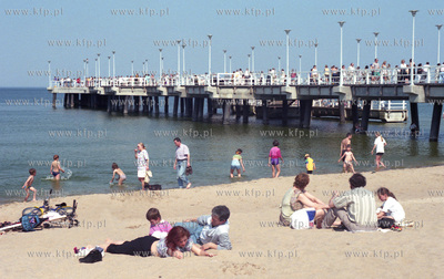 Na plazy w Gdansku Brzeznie, obok mola. 05.1998 4_V_98p....