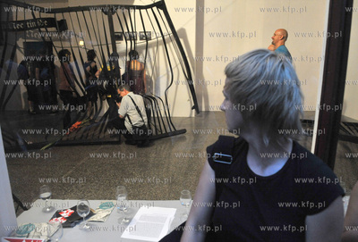 Wernisaz wystawy Doroty Nieznalskiej "Miasto Zdarzenie...