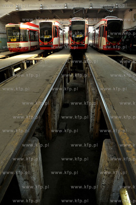 Gdansk, Strzyza. Zajazdnia tramwajowa Wrzeszcz. 21.06.2013...