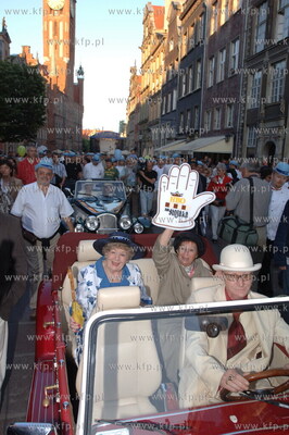VI Festiwal Dobrego Humoru w Gdansku. Nz. Hanna Bielicka...
