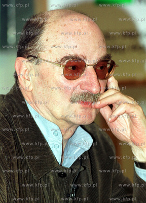 Slawomir Mrozek 24.02.00 fot. Wojtek Jakubowski /KFP