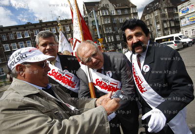 Gdansk. Uroczystosci rocznicowe z okazji obalenia komunizmu...