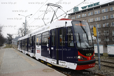 Gdansk. Prezentacja jednego z gdanskich tramwajow D...