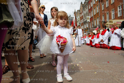 Gdansk. Procesja glowna Bozego Ciala.
23.06.2011
fot....