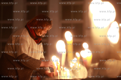 Gdansk Wrzeszcz. Synagoga. Swieto Chanuka, święto...