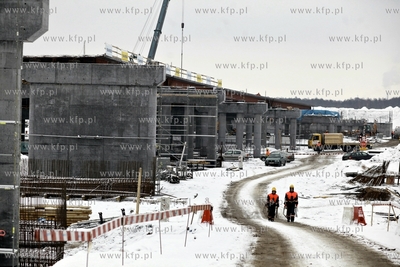 Gdansk. Trwa budowa Trasy Sucharskiego, która to ma...