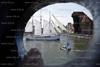 Gdansk. Baltic Sail. Parada Zaglowców na Motlawie....
