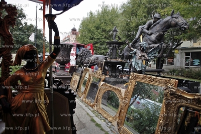 Gdansk. 753 Jarmak sw.Dominika. Nz stoiska przy ul...