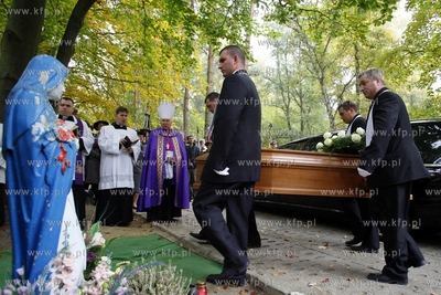 Pogrzeb prof. Andrzeja Zbierskiego na cmentarzu Srebrzysko...