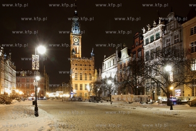 Gdansk. Ul. Dlugi Targ. Ratusz Glownomiejski. 31.01.2014...