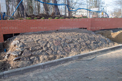 Westerplatte. Budowa biura obsługi ruchu turystycznego...