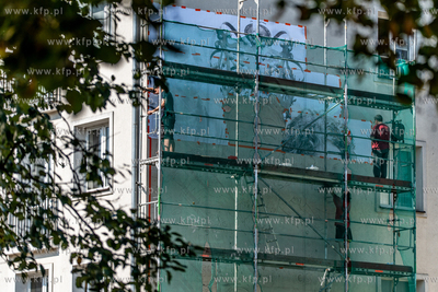 Gdańsk. Podwale Staromiejskie. Początek prac przy...