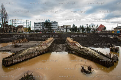 Gdańsk, skrzyżowanie ulic: Rybaki Górne i Wałowa....