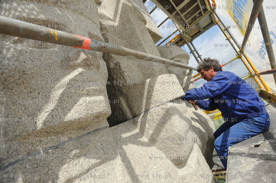 Niecodzienny widok na Westerplatte. Pomnik Obroncow...