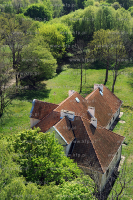 Frombork, Wzgorze Katedralne. Kanonia zewnetrzna, widok...