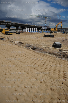 Gdansk. Budowa obwodnicy Poludniowej - wezla Lipce
02.09.2011
fot....