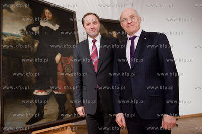 Gdansk. Muzeum Narodowe, oddział Sztuki Dawnej. Uroczystosc...