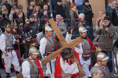 Wielki Piatek. Misterium Meki Panskiej na ulicach Gdanska....