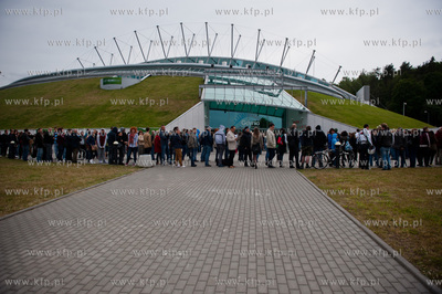 Gdynia. Stadion Miejski. Otwarty dla publicznosci trening...