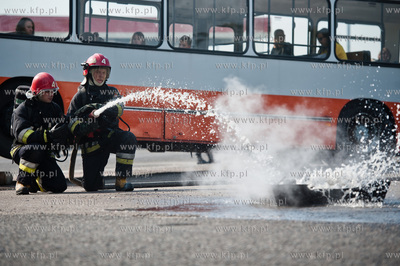 Gdansk. Teren bazy autobusowej ZKM przy ul. Hallera....