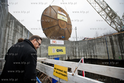 Gdansk. Powstajacy Wezel Marynaki Polskiej. Uroczystosc...
