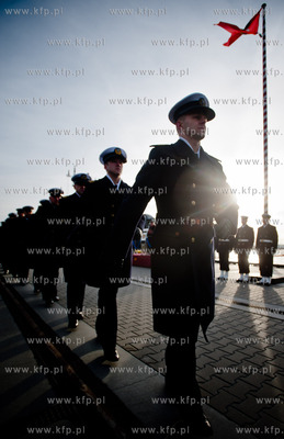 Port Wojenny w Gdyni. Ceremonia ostatniego opuszczenia...
