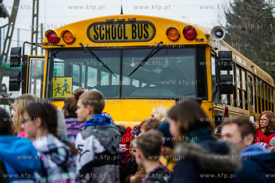 Gdansk. Pierwsza przejazdzka oryginalnego, amerykanskiego,...