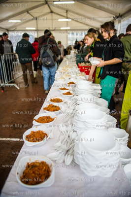 Gdansk. Targ Weglowy. XXIII Wigilia dla ubogich, samotnych...