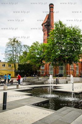 Politechnika Gdanska. Nowo powstaly budynek Centrum...