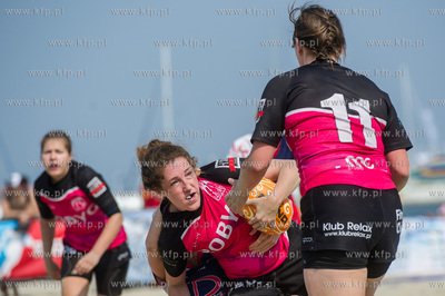 Plaza w Sopocie. Mistrzostwa Polski w rugby na plazy...